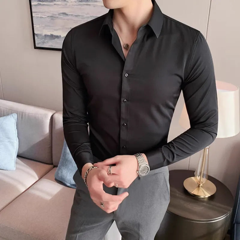 Camisa en mezcla de algodón – Elegancia y comodidad para el día a día
