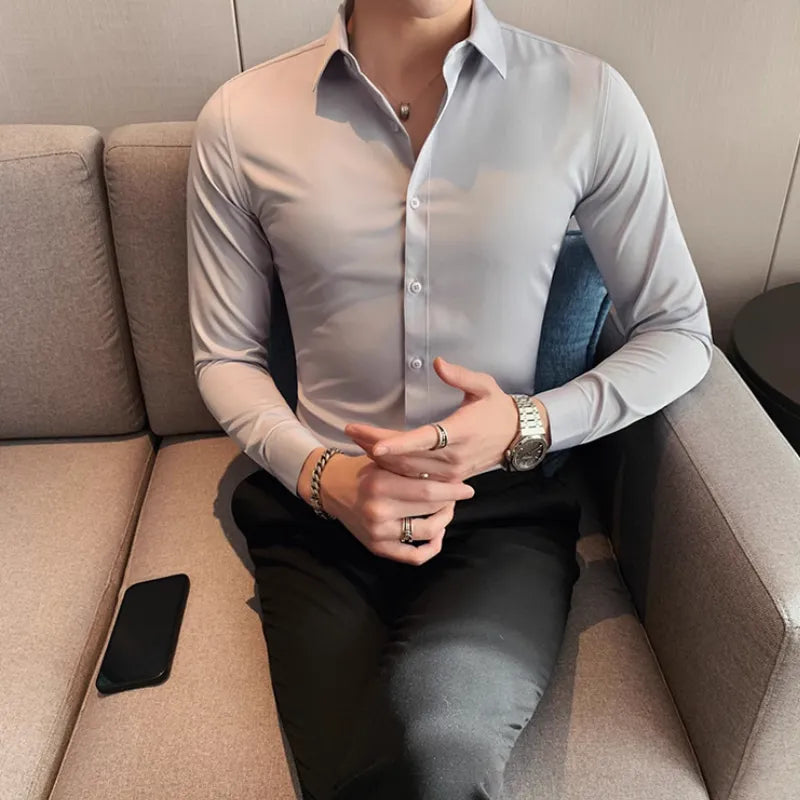 Camisa en mezcla de algodón – Elegancia y comodidad para el día a día