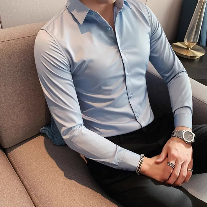 Camisa en mezcla de algodón – Elegancia y comodidad para el día a día