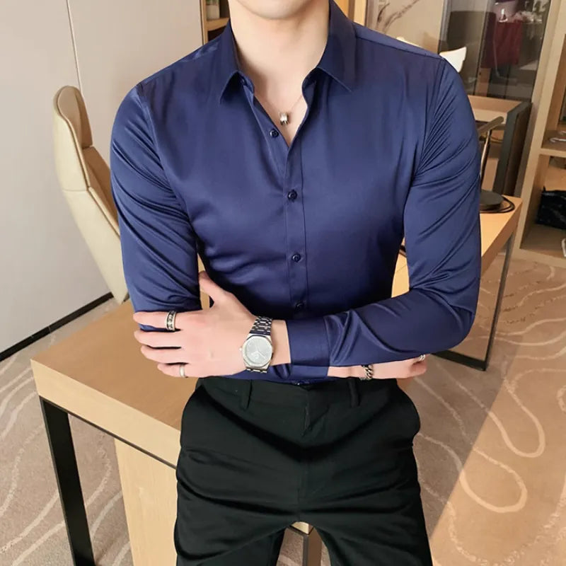 Camisa en mezcla de algodón – Elegancia y comodidad para el día a día