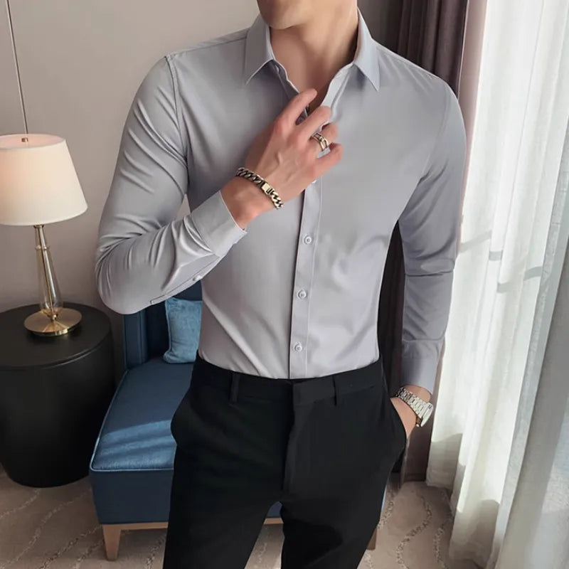 Camisa en mezcla de algodón – Elegancia y comodidad para el día a día