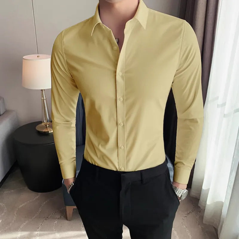 Camisa en mezcla de algodón – Elegancia y comodidad para el día a día
