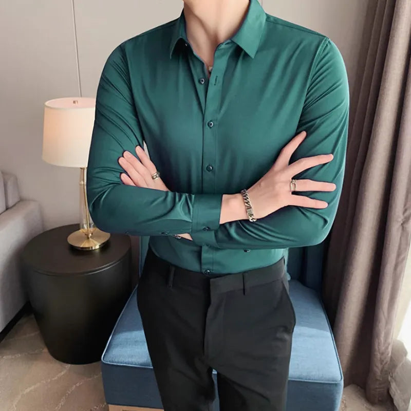 Camisa en mezcla de algodón – Elegancia y comodidad para el día a día