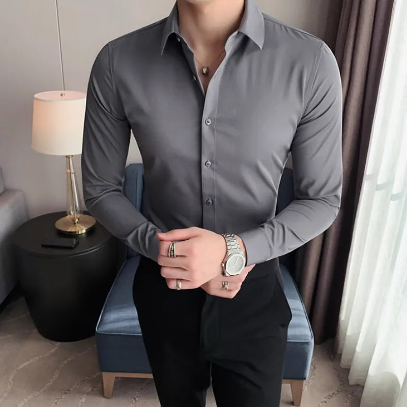 Camisa en mezcla de algodón – Elegancia y comodidad para el día a día