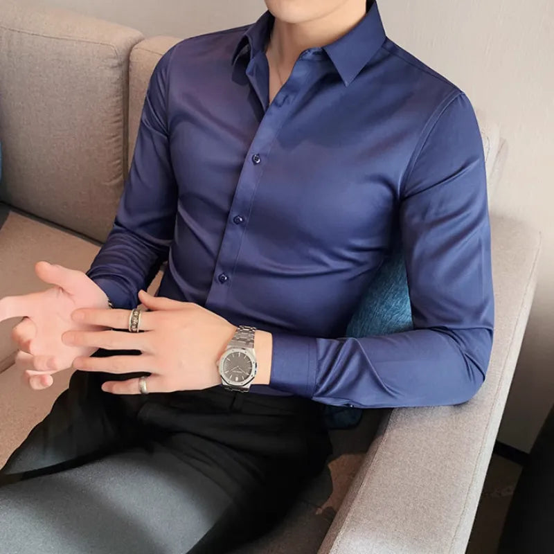Camisa en mezcla de algodón – Elegancia y comodidad para el día a día