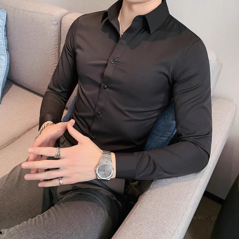 Camisa en mezcla de algodón – Elegancia y comodidad para el día a día